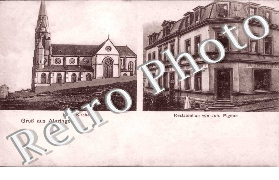 eglise catholique  Restaurationvon Joh. Pignon