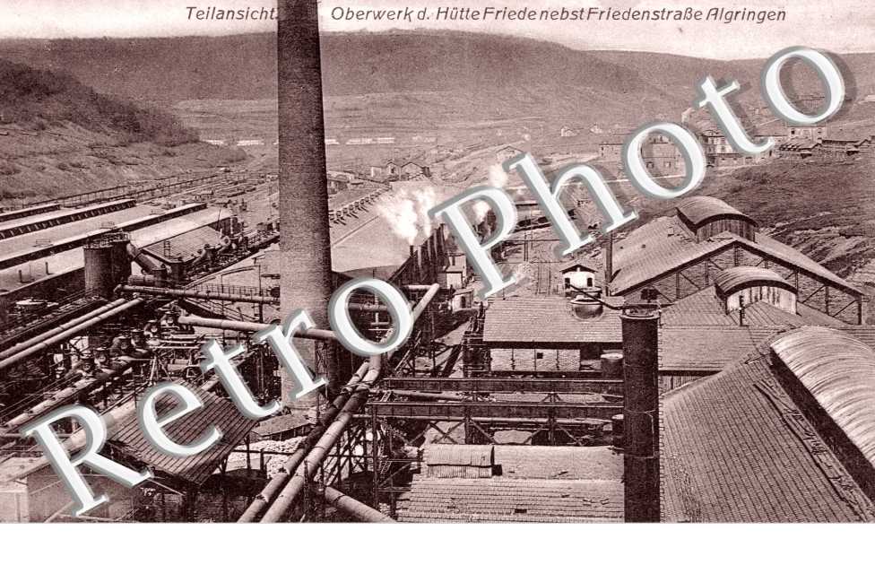 Teilansicht  Oberwerk d. Hutte Friede nebst Friedenstrasse