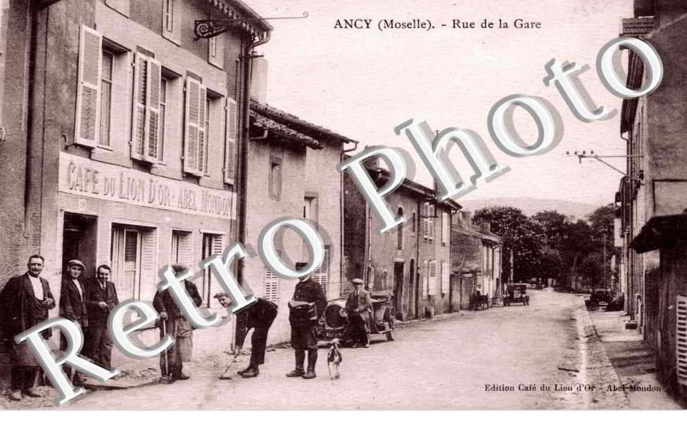 rue de la gare Cafe du Lion d&#039;Or - Abel - Mondon