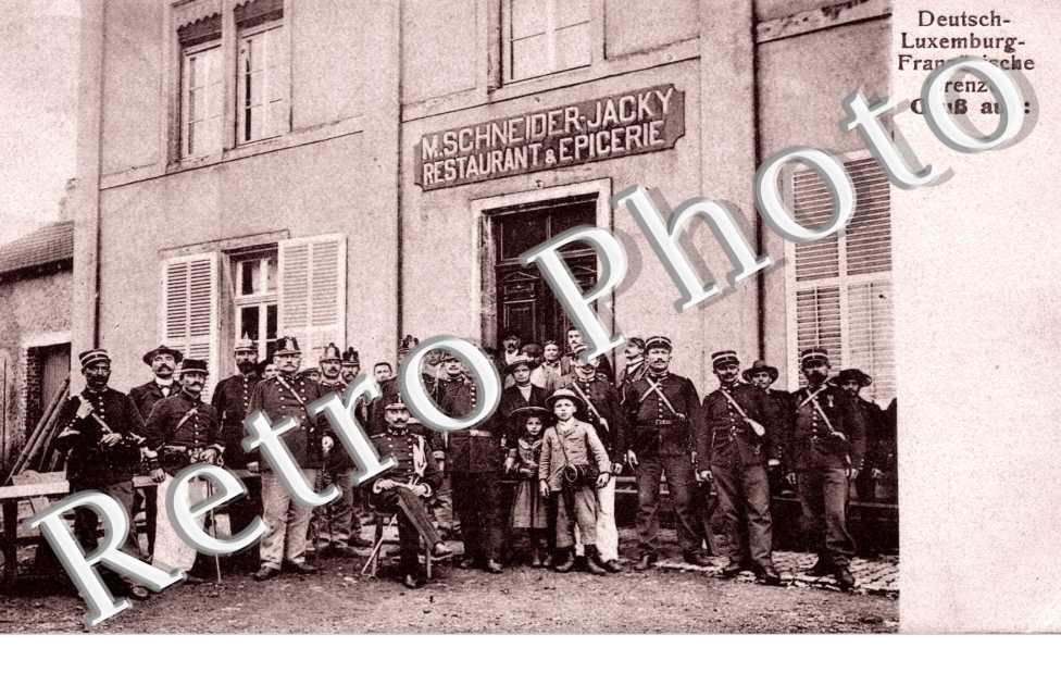 Deutsch-Luxemburg-Franzosische Grenze  M. Schneider-Jacky Restaurant & Epicerie