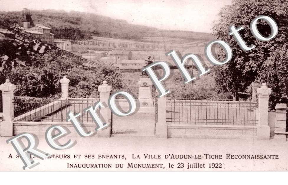 inauguration du monument le 23 juillet 1922