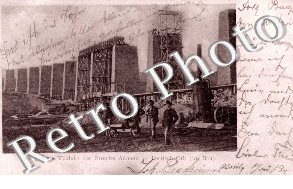 der grosste viadukt der strecke Aumetz