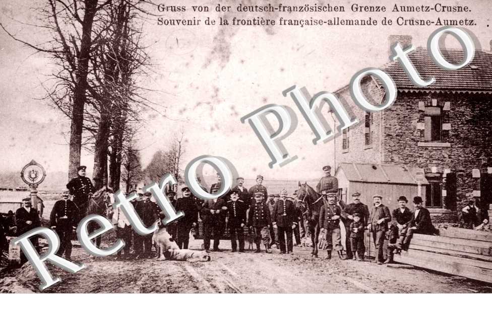 Souvenir de la Frontiere francaise allemande de Crusne