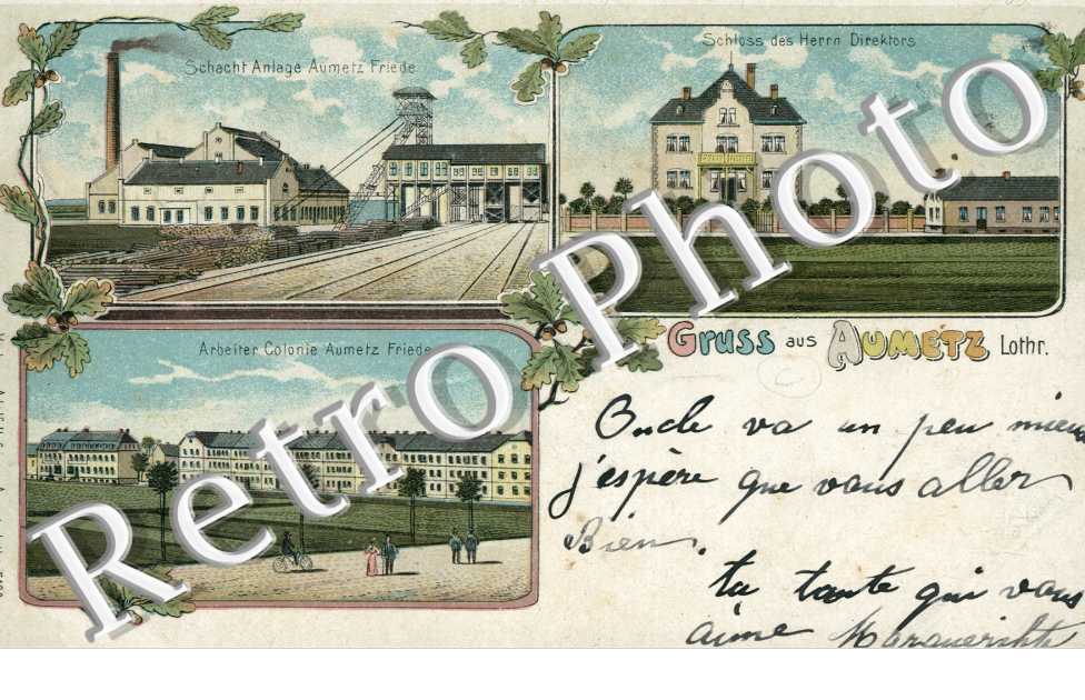 Schacht   Friede  Schloss der Herrn Direktors  Arbeiter Colonie