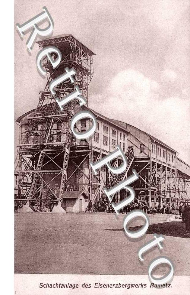 Schachtanlage des Eisenerzbergwerks