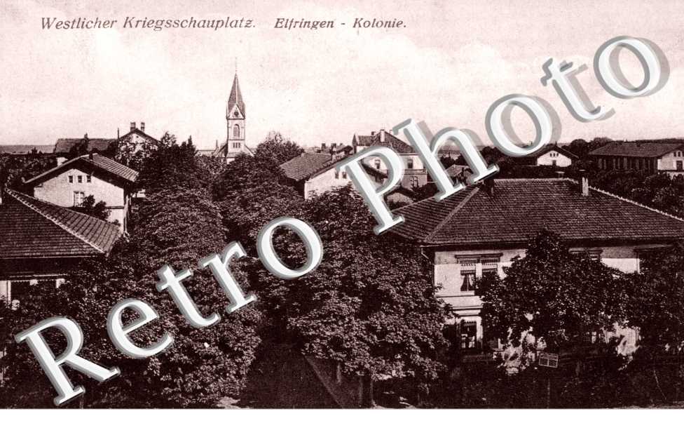 Elfringen, Westlicher Kriegsschauplatz, Kolonie