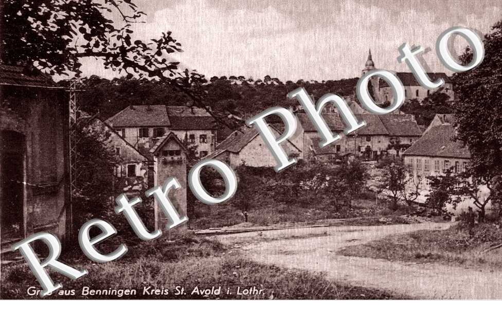 gruss aus Benningen Kreis St Avold