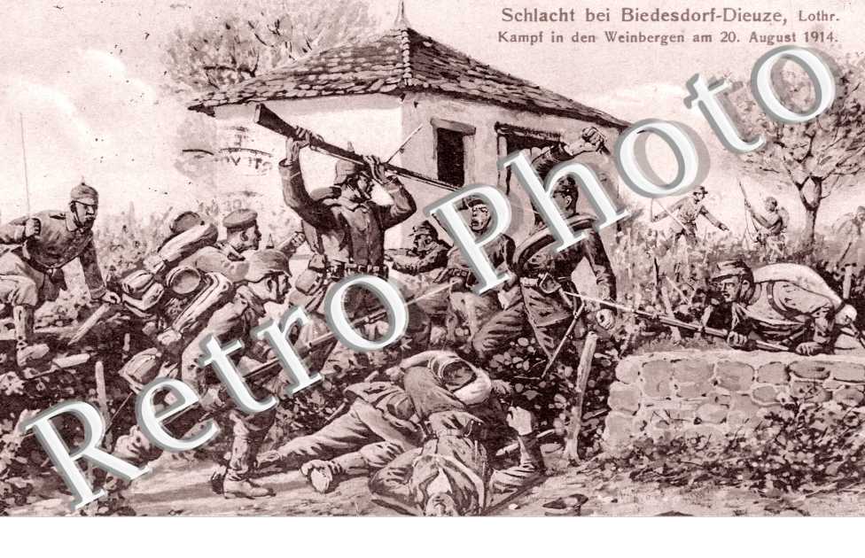 Kampf in den Weinbergen am 20 august 1914