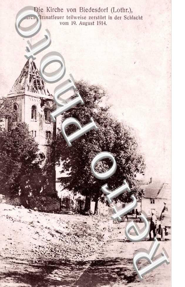 l&#039;eglise le 19 aout 1914