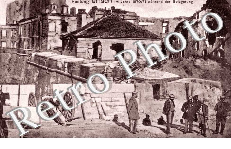 Festung Bitsch im Jahre 1870, wahrend der Belagerung