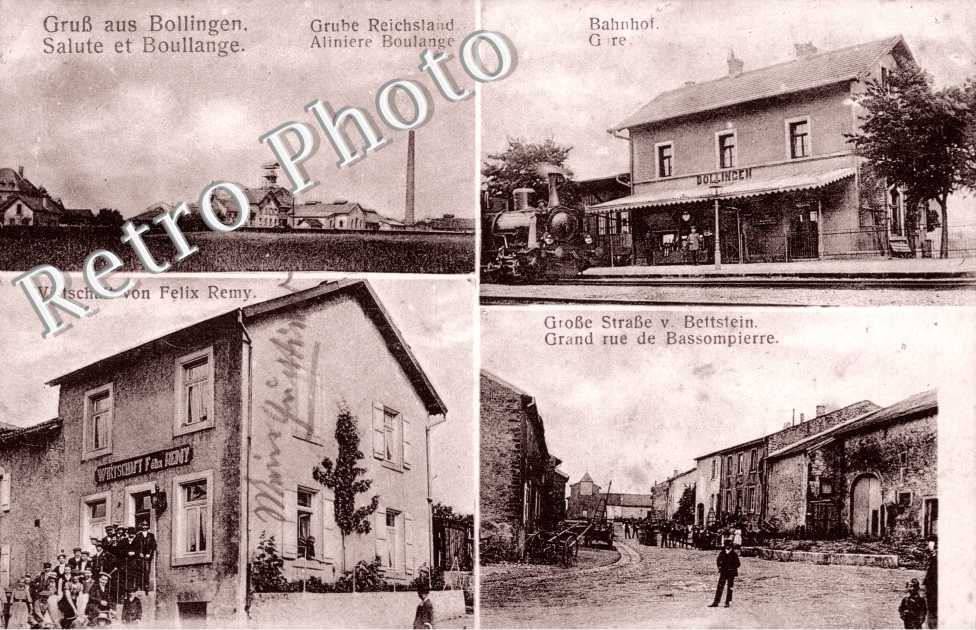 Wirtschaft von Felix Remy, Grande Rue de Bassompierre, Bahnhof