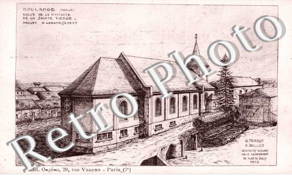 Eglise de la Nativite de la Sainte Vierge, projet d&#039;agrandissement