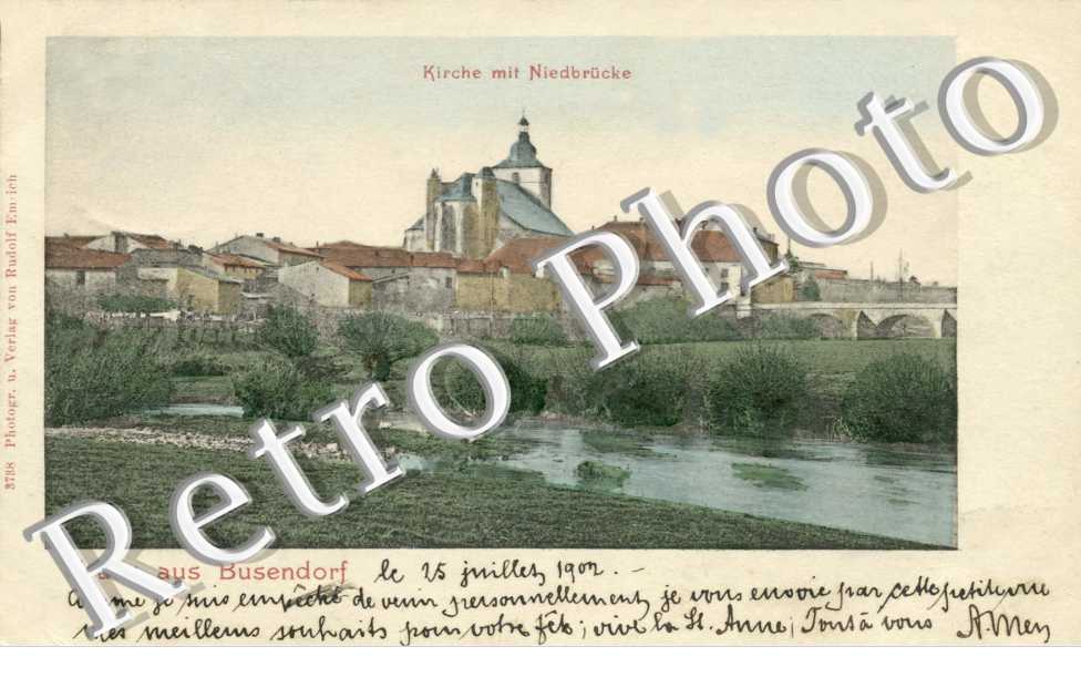 Kirche mit Niedbrucke  -  vue generale