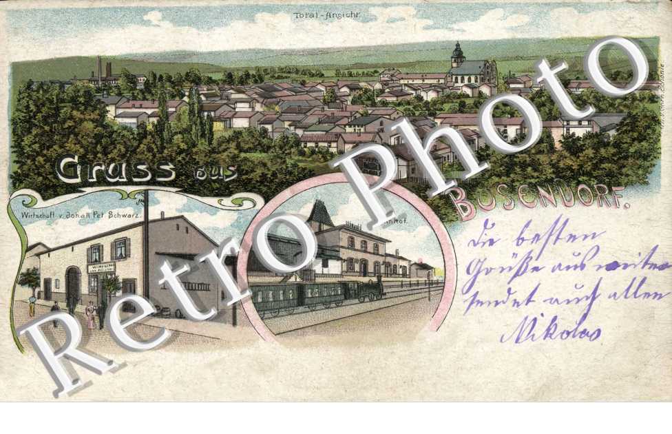 Gruss   Wirtschaft Johal Schwarz  La gare