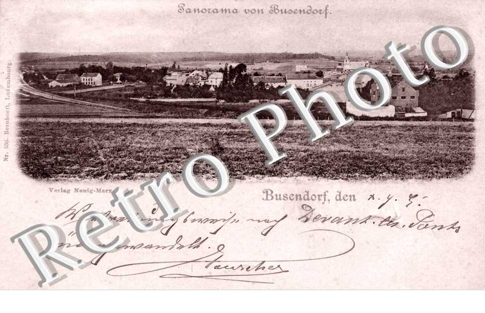 Panorama von Busendorf