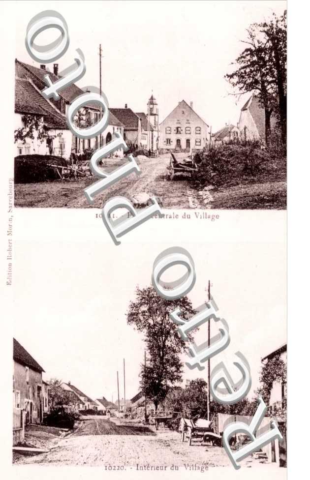 partie centrale et interieur du village