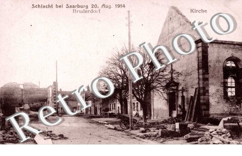 Schlacht bei Saarburg 20 Aug. 1914 -  Bruderdorf