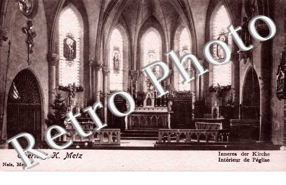 interieur de l&#039;eglise - au profit d&#039;une bonne oeuvre - NELS sans nÂ°