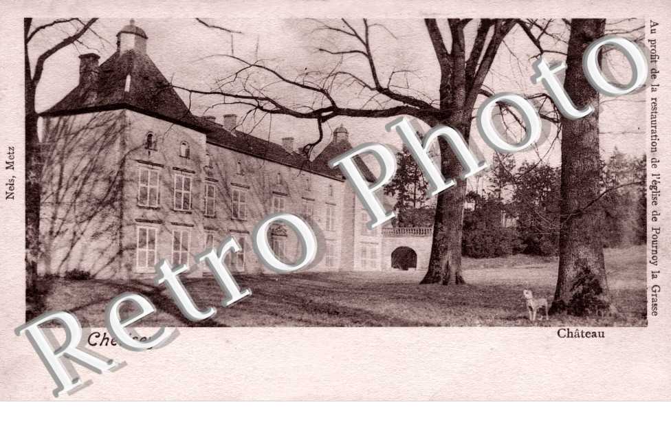 chateau - au profit de la restauration de l&#039;eglise de Pournoy la Grasse - NELS sans nÂ°