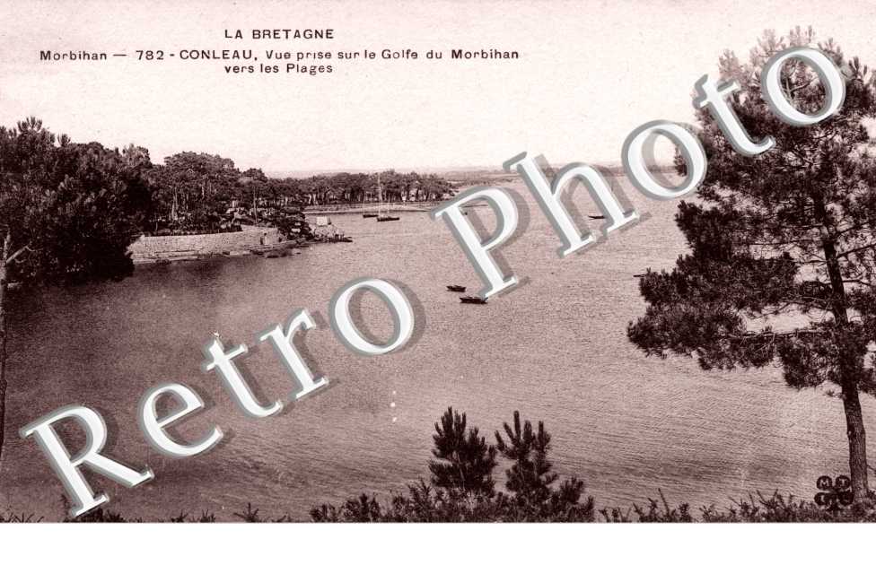 Conleau Vue prise sur le Golf du Morbihan