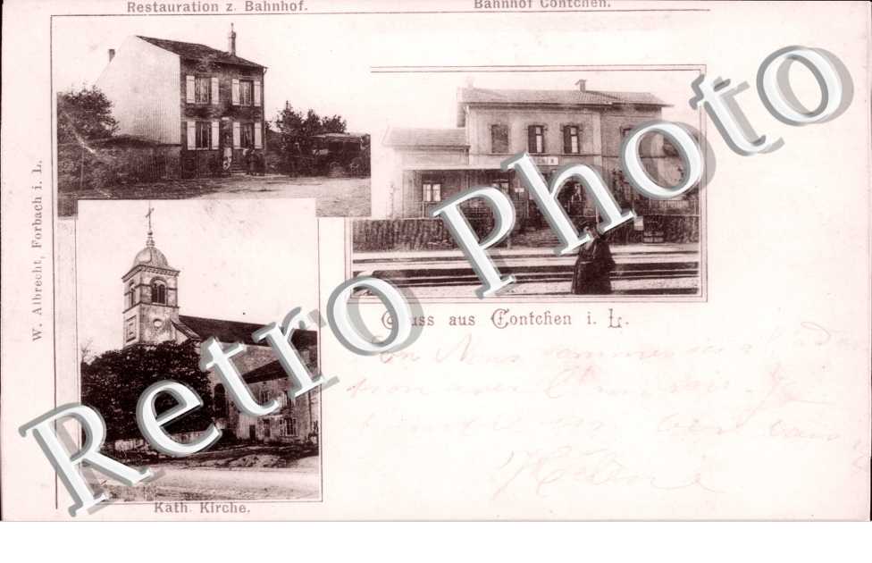 Restauration, gare, eglise