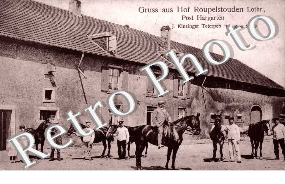 Gruss aus Hof Roupelstouden Lothr  Post hargarten