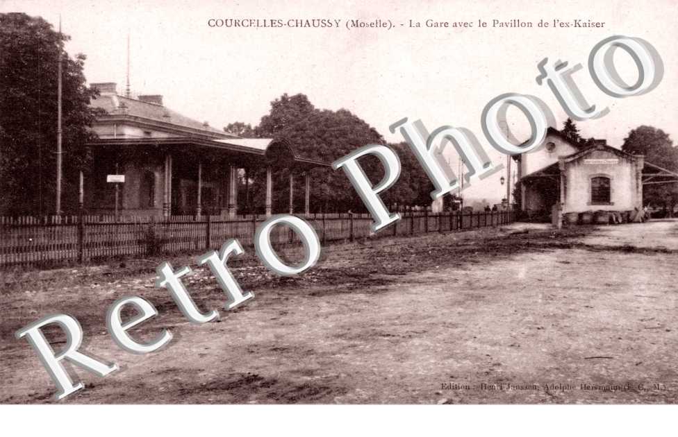 La Gare avec le Pavillon de l&#039;Ex Kaiser