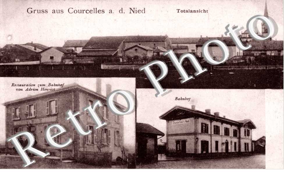 Restauration zum Bahnhof von Adrien Henriot, Bahnhof, Totalansicht