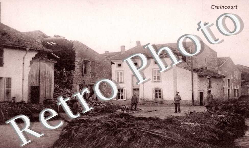 Vue Interieure, des Maisons detruites