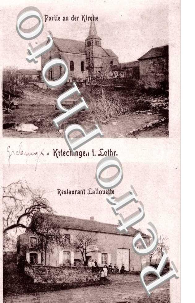 Partie an der Kirche, Restaurant Lallouette