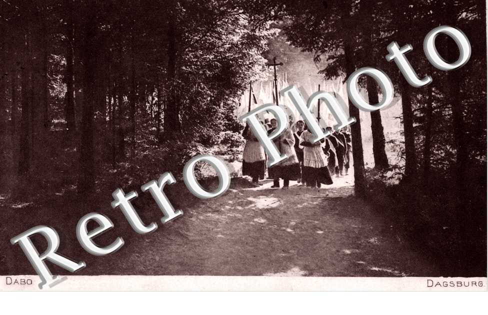 Procession dans la foret