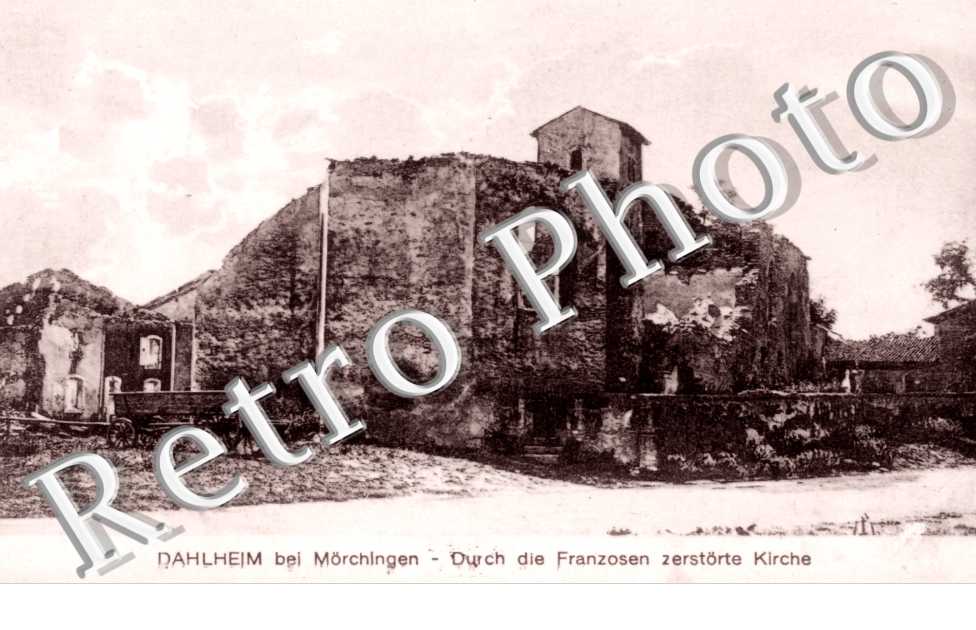 Durch die Franzosen zerstorte kirche