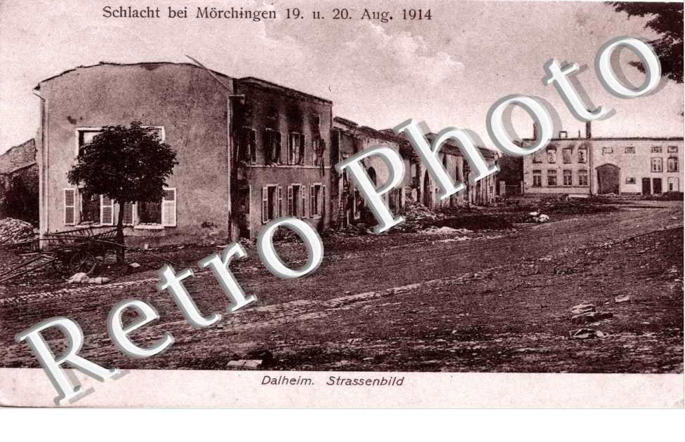 Schlacht bei Morchingen 19. und 20. August 1914, Strassenbild