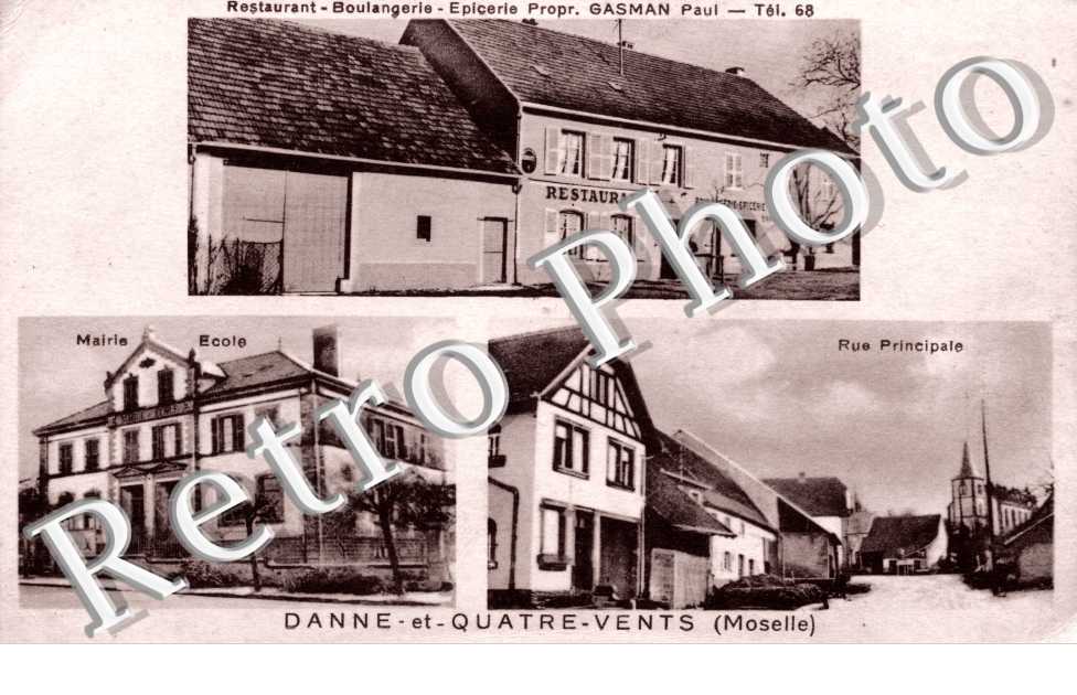 Restaurant - boulangerie - epicerie - Gasman Paul proprietaire - rue Principale - mairie ecole