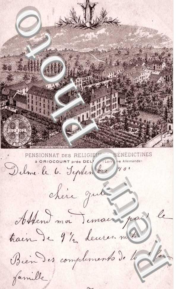 Pensionnat des Religieuses Benedictines a Oriocourt