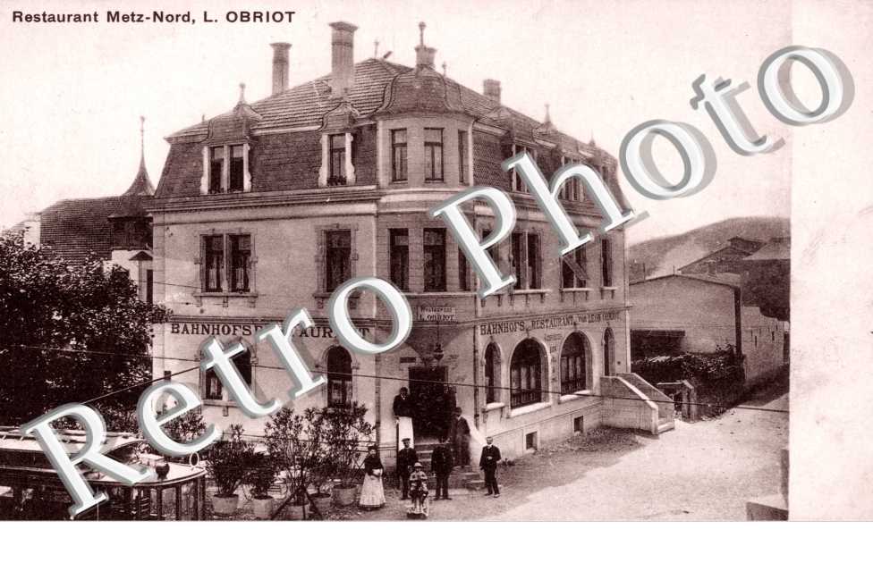 DEVANT LES PONTS. Restaurant Metz-Nord, L. Obriot