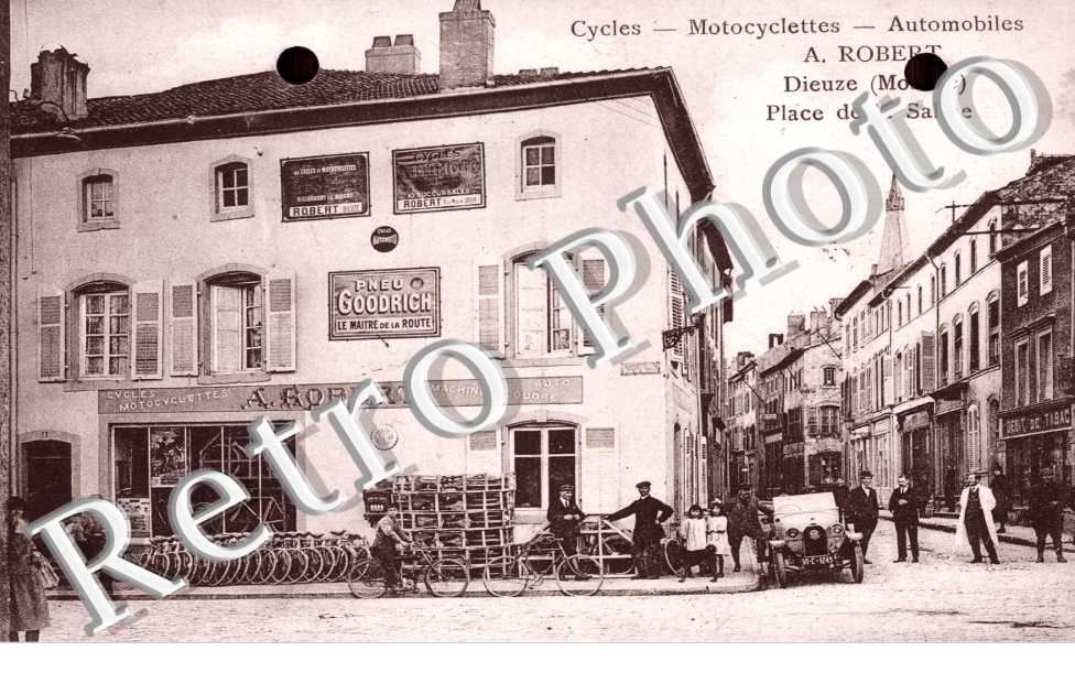 cycles motocyclettes automobiles A. Robert place de la Saline