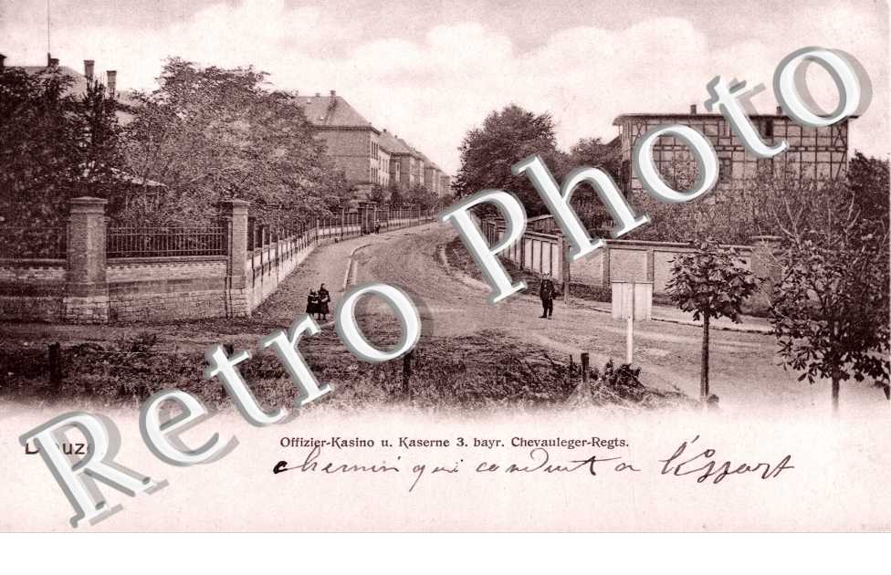 Officier-Kasino und Kaserne