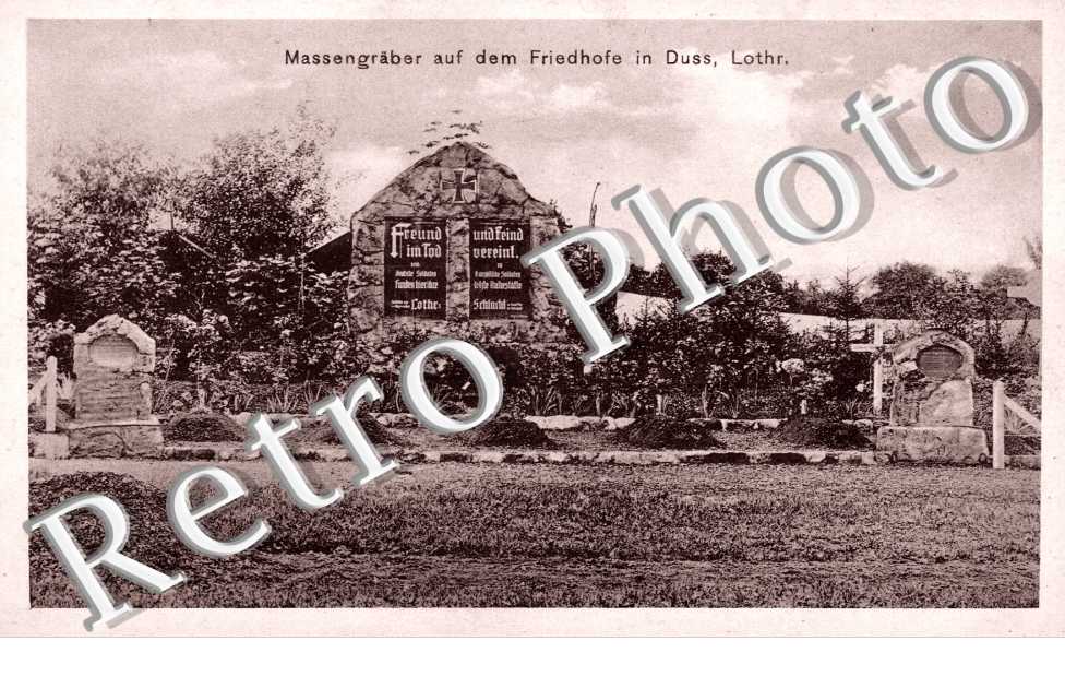 Massengraber  aud dem Friedhofe in Duss