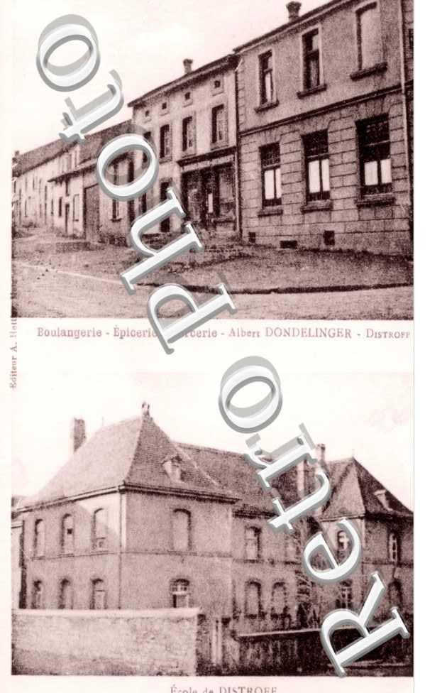 Boulangerie, epicerie, mercerie Albert Dondelinger - Ecole
