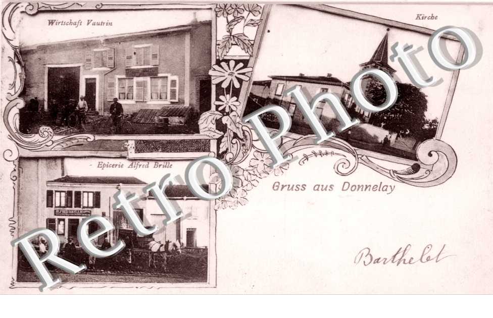 Wirtschaft Vautrin - Epicerie Alfre Brille - Kirche