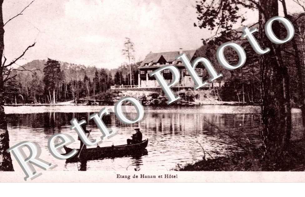 Etang de Hannau et hotel