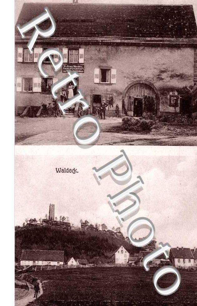 Gruss aus Waldeck i. Lothr (carte multivues)