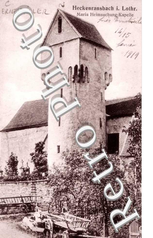 Heckenransbach i. Lothr.  Maria Heimsuchung-Kapelle