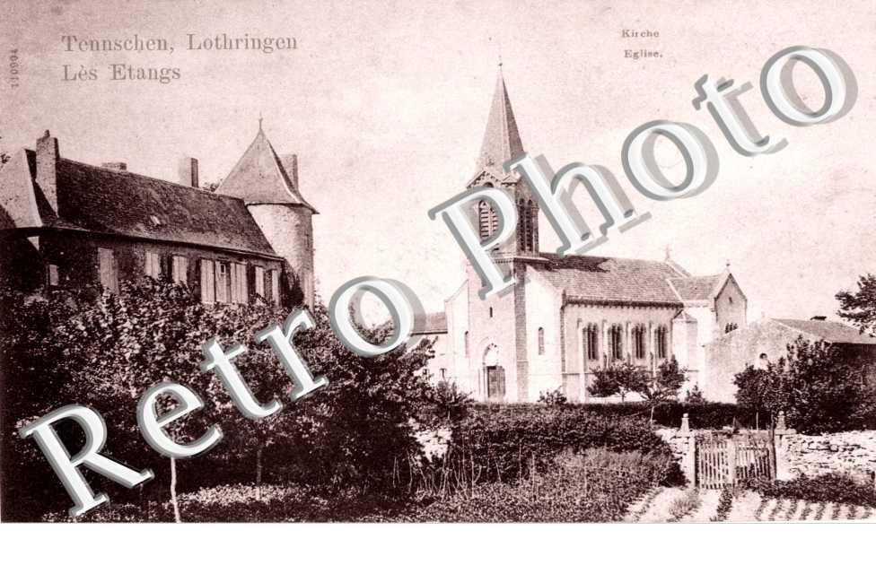 Tennchen - Eglise - feldpostkarte