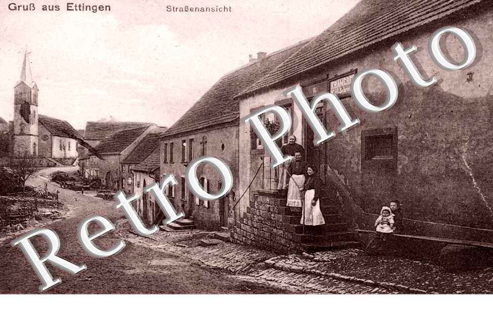 Gruss aus Ettingen - strassenansicht