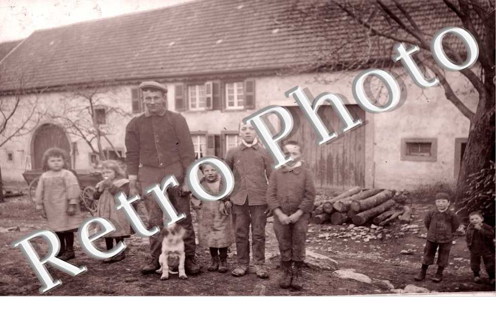 Une Famille prise en photo