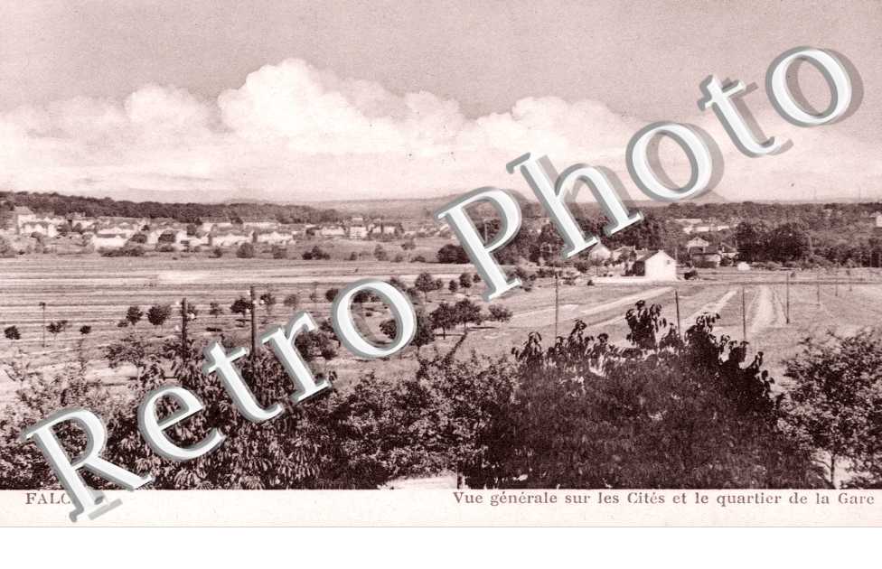 vue generale sur les cites et le quartier de la gare