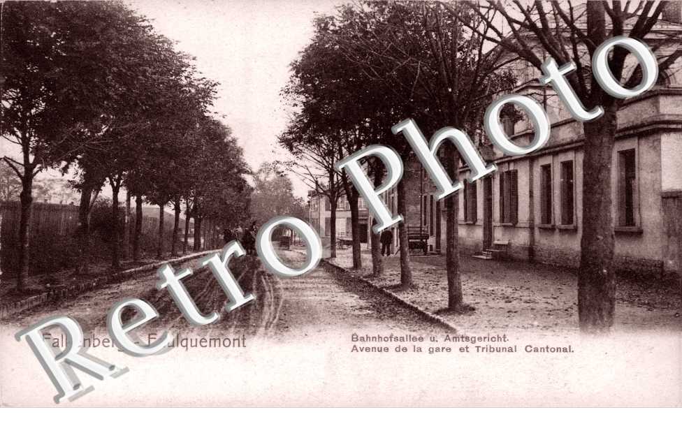 Avenue de la gare et Tribunal Cantonal