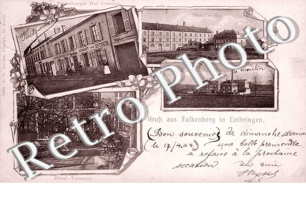 Hotel-Terrasse, Metallwerke, Strassburger Hof Dumont